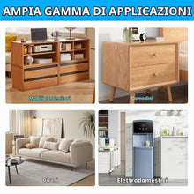 Carica l'immagine nel visualizzatore di Gallery, 8Pz Ruote per Mobili Pesanti,Rotelle per Mobili Autoadesive Piccole