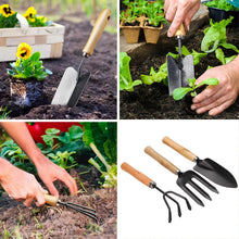 Carica l'immagine nel visualizzatore di Gallery, Avilia Set da Giardinaggio Ergonomico con Cesto in Vimini - Kit Completo di Attrezzi per Donna e Uomo, Accessori e Utensili Giardinaggio 35x22x29cm, Idea Regalo Perfetta