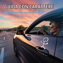 Carica l'immagine nel visualizzatore di Gallery, 4 Pezzi Adesivi Auto Divertenti, Sticker Macchina Dito Medio (12x8,5cm), Decalcomanie per Esterni Impermeabili, Set 2 Ne