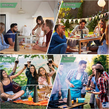 Carica l'immagine nel visualizzatore di Gallery, Fly Ventole per tavoli Confezione da 4 – repellenti per mosche per pasti all'aperto al coperto – Portable Automatic Picn