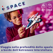Carica l&#39;immagine nel visualizzatore di Gallery, LEGO City Astronave Interstellare Giocattolo, Giochi Spaziali per Bambini e Bambine da 6 Anni in su con Navicella da Costruire, Minifigure dell&#39;Astronauta e Drone Robot Gicoattolo 60430