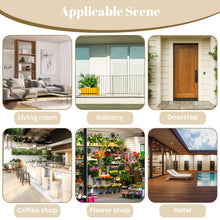 Carica l'immagine nel visualizzatore di Gallery, Confezione da 5 Cesti Appesi in Macramè, Portavaso Sospeso per Piante, Cesto Appeso Beige per Piante, Fioriere, Appendia