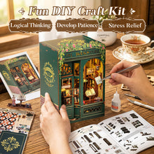 Carica l'immagine nel visualizzatore di Gallery, CUTEBEE Book Nook Kit - Casa in Miniatura da Costruire (Own Bookstore)