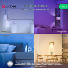 Carica l'immagine nel visualizzatore di Gallery, NOUS P3Z, Zigbee Lampadine Led E27 Luce Calda Fredda, Tuya Smart Life Luci Led Rgb, Lampadina Compatibile con Alexa, Goo