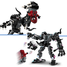 Carica l&#39;immagine nel visualizzatore di Gallery, LEGO Marvel Mech di Venom vs. Miles Morales, Giocattolo Action Figure Snodabile da Costruire per Bambini e Bambine da 6 Anni con Minifigure di Spider-Man, Regalo di Compleanno da Supereroi 76276