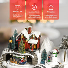 Carica l'immagine nel visualizzatore di Gallery, Avilia Villaggio di Natale con Musica e Luci: Atmosfera Magica per Le tue Feste Natalizie! Luci Scintillanti, Melodie Incantevoli e Atmosfera Natalizia Unica