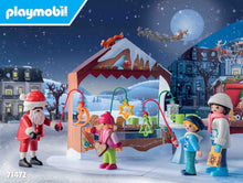 Carica l'immagine nel visualizzatore di Gallery, PLAYMOBIL Christmas 71472 Calendario dell'Avvento: Mercatini di Natale, 24 entusiasmanti sorprese, tra cui quattro personaggi, Calendario dell'Avvento 2024, giocattolo per bambini dai 4 anni in su