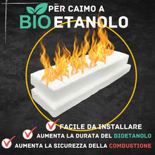 Carica l'immagine nel visualizzatore di Gallery, Spugna Ceramica Camino Bioetanolo Lana Ceramica Per Bioetanolo Accessori Per Camino Bioetanolo Fibra Ovatta Biocamino Ca