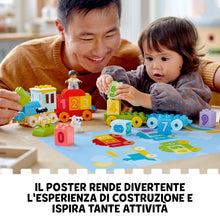 Carica l&#39;immagine nel visualizzatore di Gallery, LEGO DUPLO Treno dei Numeri Giocattolo - Impariamo a Contare, Giochi Educativi con Cane Giocattolo, Idea Regalo per Bambina e Bambino da 1,5 anni 10954
