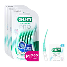 Carica l'immagine nel visualizzatore di Gallery, GUM SOFT-PICKS PRO Scovolini interdentali | design curvo per un facile accesso alle aree difficilmente raggiungibili | a