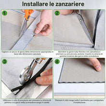 Carica l'immagine nel visualizzatore di Gallery, 3 Pezzi Zanzariera Finestra Ricambio Strumento