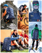 Carica l'immagine nel visualizzatore di Gallery, HOMIEE Zaino Trekking 45 Litri, Resistente all'acqua, Zaini da Escursione per Trekking Alpinismo, Multifunzione Zaino da Campeggio per Sciare Sport Viaggio, Donna e Uomo