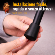Carica l'immagine nel visualizzatore di Gallery, Ajile - 24 Piedini Per Mobili e Sedie 10 mm - Gommini Rotondi in Gomma Termoplastica Flessibile Nero da Calzare su Tubo 