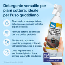 Carica l'immagine nel visualizzatore di Gallery, HG Detergente Per Piani Cottura Ad Induzione, Vetroceramica e Gas, 500ml