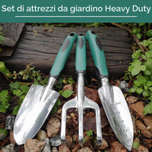 Carica l'immagine nel visualizzatore di Gallery, FANHAO Set Attrezzi da Giardino 3 Pezzi, Utensili Manuali, Ergonomica