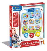 Carica l'immagine nel visualizzatore di Gallery, Clementoni Baby - Il Mio Primo Tablet Parlante, Gioco Interattivo con Luci e Suoni, Bambini 12-36 Mesi, Insegna Numeri, Lettere, Forme e Versi degli Animali, Lingua Italiana, 17742