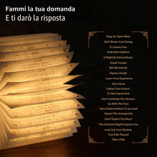 Carica l'immagine nel visualizzatore di Gallery, Lampada-libro pieghevole Regalo per amanti dei libri, lampada di carta pieghevole, luce da libro portatile per arredamen