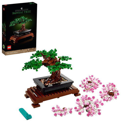 LEGO Icons Albero Bonsai, Kit di Modellismo Piante Artificiali, Modellino da Costruire in Mattoncini, Decorazione per la Casa, Hobby Creativi per Adulti, Idee Regalo per Lei, Lui, Donna o Uomo 10281