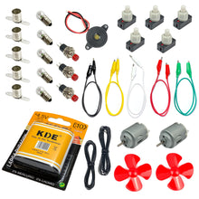 Carica l'immagine nel visualizzatore di Gallery, Kit elettrico scolastico avanzato - circuiti elettrici, kit circuito elettrico scuola, kit elettronica, kit scuola, espe