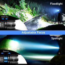 Carica l'immagine nel visualizzatore di Gallery, Blukar Torcia LED Potente Professionale, Super Luminoso Torcia Ricaricabile