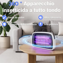 Carica l'immagine nel visualizzatore di Gallery, Lampada Antizanzare Elettrica 4200V, 2x15W LED, Zanzariera Elettrica