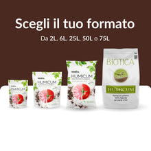 Carica l'immagine nel visualizzatore di Gallery, BIOTICA Humus di Lombrico 100% 2L, Concime Piante, Fiori e Orto