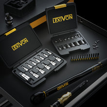 Carica l'immagine nel visualizzatore di Gallery, LEXIVON Attacco a vite Torx approva movimentazione, Set in acciaio con lega Premium S2 stella di sicurezza 13 pezzi, T4 
