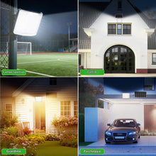 Carica l'immagine nel visualizzatore di Gallery, Lampada Solare LED da Esterno 520 LED, Angolo Luce 210°, 5000mAh, Timer