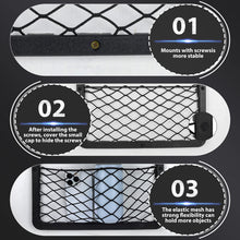 Carica l'immagine nel visualizzatore di Gallery, EINESIN 4 Pezzi Rete Portaoggetti Auto e Camper, Tasca Elastica con Telaio per Bagagliaio, Organizer Accessori per Van e