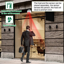 Carica l'immagine nel visualizzatore di Gallery, Rilevatore di Passaggio, Sensore Movimento Allarme, Cicalino Porta Negozio, Sensore di Movimento con Allarme, Allarme Po