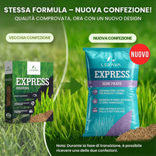 Carica l'immagine nel visualizzatore di Gallery, LERAVA® EXPRESS semi prato crescita rapida (30m²) - Semina resistente al calpestio - Sementi per prato soleggiato e mezz