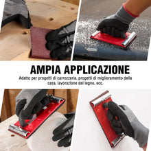 Carica l'immagine nel visualizzatore di Gallery, WORKPRO Rotoli Carta Vetrata Abrasiva 5 m x 93 mm, Set da 4 Pezzi