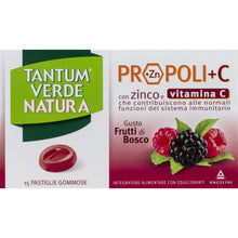 Carica l'immagine nel visualizzatore di Gallery, Tantum Verde Natura Propoli, 15 Pastiglie Gommose con Edulcorante