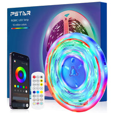 Carica l'immagine nel visualizzatore di Gallery, PSTAR RGBIC Striscia LED 4 Metri, con Controllo APP e Telecomando RF 2.4G di Aggiornamento, 30LED/m, Sincronizzazione Mu