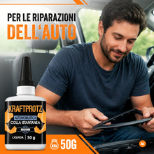 Carica l'immagine nel visualizzatore di Gallery, Colla Istantanea Automotive Liquida 50 g - Colla Auto per Interni Veicolo