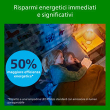 Carica l'immagine nel visualizzatore di Gallery, Philips LED Lampadina Goccia Classe A Ultra Efficiente a Risparmio Energetico, Vetro Smerigliato, 60W, E27, Luce Bianca 