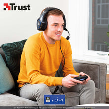 Carica l&#39;immagine nel visualizzatore di Gallery, Trust Gaming GXT 488 Forze Cuffie PS4 e PS5 con Licenza Ufficiale PlayStation, Over-Ear, Microfono Ripiegabile e Archetto Regolabile, Jack Audio 3.5 mm, Cuffie Gaming Cablate - Nero