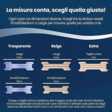 Carica l'immagine nel visualizzatore di Gallery, Breathe Right Cerottini Nasali Trasparenti - Strisce Nasali Invisibili per Respirazione Libera, Sollievo da Naso Chiuso 