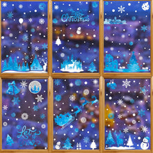 Carica l'immagine nel visualizzatore di Gallery, KASESSS 8 Fogli Adesivi Natalizi per Finestre, Riutilizzabile Vetrofanie Natalizie per Finestre, Aderenza Statica Decorazioni Natalizie per Finestre, Stickers Natalizi per Finestre, Porta di Vetro