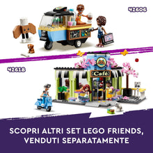Carica l&#39;immagine nel visualizzatore di Gallery, LEGO Friends Caffè di Heartlake City, Giochi Didattici per Bambine e Bambini da 6 Anni, Negozio Giocattolo da Costruire con 3 Mini Bamboline, Cane, Caffetteria e Pasticceria, Idee Regalo 42618