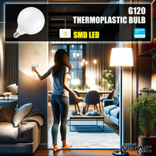 Carica l'immagine nel visualizzatore di Gallery, V-TAC Lampadina LED Globo con Chip Samsung e Attacco Edison E27, 22W (Equivalenti a 155W) G120-2600 Lumen - Lampadina LE
