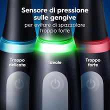 Carica l'immagine nel visualizzatore di Gallery, Oral-B Spazzolino Elettrico Ricaricabile iO 3N Nero, 1 Testina Di Ricambio, 1 Spazzolino Elettrico Oral B + 1 Dentifricio Gengive &amp; Smalto Pro-Repair Classico 75ml