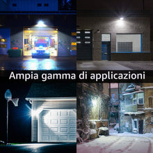Carica l'immagine nel visualizzatore di Gallery, MEIKEE 30 W - Proiettore LED con sensore di movimento, 30 s 2820 lm, bianco freddo, 6500 K, IP66, impermeabile, illumina