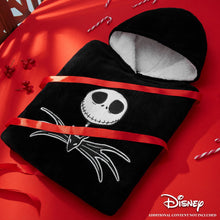 Carica l&#39;immagine nel visualizzatore di Gallery, Disney Felpe con Cappuccio da Donna Felpa Coperta Oversize in Pile Felpa Invernale Donna Ragazza Stitch Jack Skellington (Nero/Jack Skellington)