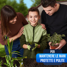 Carica l'immagine nel visualizzatore di Gallery, LauterSchutz® per i bambini: 2 paia di guanti da lavoro (con rivestimento del palmo) in tessuto elasticizzato, per il gi