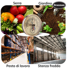 Carica l'immagine nel visualizzatore di Gallery, Brannan Termometro e igrometro Max Min - Termometro e misuratore di umidità ideali per la serra per monitorare le temper