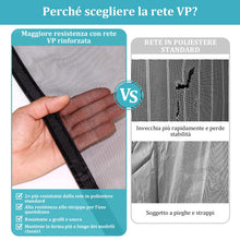 Carica l'immagine nel visualizzatore di Gallery, Apalus VP Zanzariera Magnetica per Porta Balcone 120×240 cm, 2× più resistente del modello Classico, anti-graffio per ga