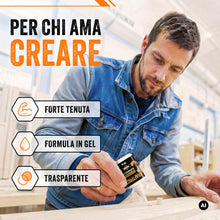 Carica l'immagine nel visualizzatore di Gallery, Colla Istantanea Universale Gel 50 g - Supercolla Multiuso Cianoacrilato
