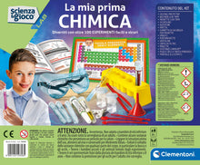 Carica l'immagine nel visualizzatore di Gallery, Clementoni Scienza e Gioco Lab - La Mia Prima Chimica, Laboratorio di Chimica Bambini 8+ Anni, 100 Esperimenti, Tavola P