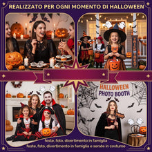 Carica l'immagine nel visualizzatore di Gallery, cerchietti Halloween pipistrello e fantasma, set da 2